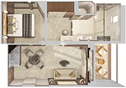 The Haven Courtyard Penthouse diagram